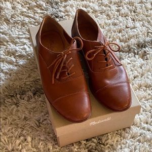 Madewell Leather Clare Oxford Shoes